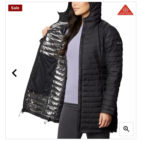 Women's Columbia Omni White out Black Quilted Jacket size medium - Picture 6 of 10